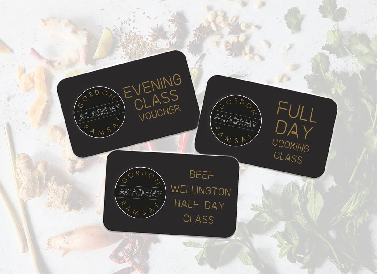 Gordon Ramsay Academy gift voucher